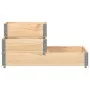 Arriate elevado de 3 niveles madera maciza de pino 120x80 cm von , Töpfe und Pflanzgefäße - Ref: Foro24-4010313, Preis: 79,75...
