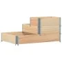 Arriate elevado de 3 niveles madera maciza de pino 120x80 cm von , Töpfe und Pflanzgefäße - Ref: Foro24-4010313, Preis: 79,75...