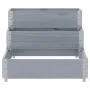 Arriate elevado de 3 niveles madera maciza pino gris 120x80 cm de , Maceteros y jardineras - Ref: Foro24-4010311, Precio: 90,...