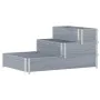 Arriate elevado de 3 niveles madera maciza pino gris 120x80 cm de , Maceteros y jardineras - Ref: Foro24-4010311, Precio: 90,...