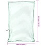Red de remolque con cuerda elástica PP verde 3,5x2,5 m by , Cargo nets for motor vehicles - Ref: Foro24-4012239, Price: 30,40...
