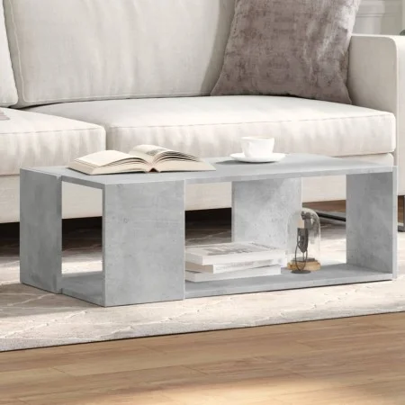 Mitteltisch aus grauem Beton-Ingenieurholz 89,5x48x30 cm. von , Couchtisch - Ref: Foro24-848153, Preis: 49,32 €, Rabatt: %
