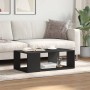 Mesa de centro madera de ingeniería negra 89,5x48x30 cm by , Coffee table - Ref: Foro24-848151, Price: 52,42 €, Discount: %