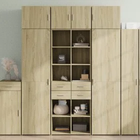 Aparador alto madera de ingeniería roble Sonoma 70x42,5x185 cm by , Sideboards - Ref: Foro24-3281464, Price: 159,77 €, Discou...