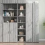 Aparador alto madera de ingeniería gris Sonoma 40x41x185 cm by , Sideboards - Ref: Foro24-3281671, Price: 87,79 €, Discount: %