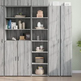 Hoher Schrank aus Sonoma-Eiche in Grau aus Ingenieurholz, 45x41x185 cm. von , Sideboards - Ref: Foro24-3281678, Preis: 94,00 ...