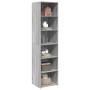Hoher Schrank aus Sonoma-Eiche in Grau aus Ingenieurholz, 45x41x185 cm. von , Sideboards - Ref: Foro24-3281678, Preis: 95,12 ...