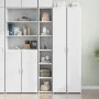 Aparador alto madera de ingeniería blanco 30x41x185 cm by , Sideboards - Ref: Foro24-846411, Price: 78,99 €, Discount: %
