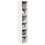 Aparador alto madera de ingeniería blanco 30x41x185 cm by , Sideboards - Ref: Foro24-846411, Price: 78,99 €, Discount: %