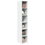 Aparador alto madera de ingeniería blanco 30x41x185 cm by , Sideboards - Ref: Foro24-846411, Price: 80,11 €, Discount: %
