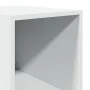 Aparador alto madera de ingeniería blanco 30x41x185 cm by , Sideboards - Ref: Foro24-846411, Price: 78,99 €, Discount: %