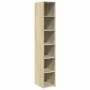 Hoher Schrank aus Sonoma-Eichen-Ingenieurholz 30x41x185 cm. von , Sideboards - Ref: Foro24-846413, Preis: 75,85 €, Rabatt: %