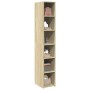 Hoher Schrank aus Sonoma-Eichen-Ingenieurholz 30x41x185 cm. von , Sideboards - Ref: Foro24-846413, Preis: 79,16 €, Rabatt: %