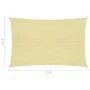 Beige HDPE-Segelmarkise 160 g/m² 2x3 m von vidaXL, Sonnenschirme - Ref: Foro24-311117, Preis: 20,79 €, Rabatt: %