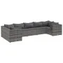 Set de muebles de jardín 7 pzas y cojines ratán sintético gris by , Garden sets - Ref: Foro24-3308258, Price: 478,12 €, Disco...