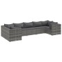 Set de muebles de jardín 7 pzas y cojines ratán sintético gris by , Garden sets - Ref: Foro24-3308258, Price: 477,64 €, Disco...