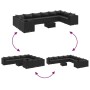 Set muebles de jardín 11 pzas y cojines ratán sintético negro by , Garden sets - Ref: Foro24-3308291, Price: 879,34 €, Discou...
