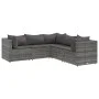 Set de muebles de jardín 5 pzas y cojines ratán sintético gris by , Garden sets - Ref: Foro24-3308122, Price: 363,33 €, Disco...