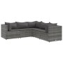 Set de muebles de jardín 5 pzas y cojines ratán sintético gris by , Garden sets - Ref: Foro24-3308122, Price: 369,81 €, Disco...