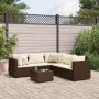 Set muebles de jardín 6 piezas y cojines ratán sintético marrón by , Garden sets - Ref: Foro24-3308129, Price: 485,59 €, Disc...