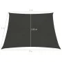 Anthracite grey HDPE sail shade 160 g/m² 4/5x3 m by vidaXL, Umbrellas - Ref: Foro24-311105, Price: 43,64 €, Discount: %