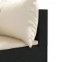 Set de muebles de jardín 5 pzas y cojines ratán sintético negro de , Conjuntos de jardín - Ref: Foro24-3308120, Precio: 408,7...