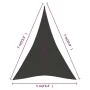 HDPE anthracite shade sail 160 g/m² 5x7x7 m by vidaXL, Umbrellas - Ref: Foro24-311099, Price: 45,76 €, Discount: %