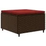 Set muebles de jardín 6 piezas y cojines ratán sintético marrón de , Conjuntos de jardín - Ref: Foro24-3308213, Precio: 428,1...