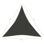 Sail awning anthracite gray HDPE 160 g/m² 4x4x4 m by vidaXL, Umbrellas - Ref: Foro24-311093, Price: 28,18 €, Discount: %