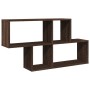 Estante de pared madera ingeniería marrón roble 100x20x53 cm by , Shelves and shelves - Ref: Foro24-848023, Price: 49,53 €, D...