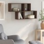 Estante de pared madera ingeniería marrón roble 100x20x53 cm by , Shelves and shelves - Ref: Foro24-848023, Price: 49,53 €, D...