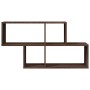 Estante de pared madera ingeniería marrón roble 100x20x53 cm by , Shelves and shelves - Ref: Foro24-848023, Price: 49,53 €, D...