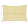 Beige HDPE sail awning 160 g/m² 5x6 m by vidaXL, Umbrellas - Ref: Foro24-311136, Price: 55,83 €, Discount: %
