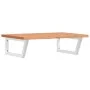 Estante de lavabo de pared de acero y madera maciza de haya de , Tocadores de baño - Ref: Foro24-3302450, Precio: 91,72 €, De...