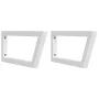 Estante de lavabo de pared de acero y madera maciza de haya de , Tocadores de baño - Ref: Foro24-3302450, Precio: 91,72 €, De...