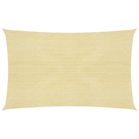 Beige HDPE sail awning 160 g/m² 2x5 m by vidaXL, Umbrellas - Ref: Foro24-311121, Price: 28,46 €, Discount: %