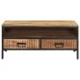 Mesa de centro de madera maciza de mango rugosa 90x50x30 cm by , Coffee table - Ref: Foro24-374064, Price: 128,67 €, Discount: %
