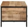 Mesa de centro de madera maciza de mango rugosa 90x50x30 cm by , Coffee table - Ref: Foro24-374064, Price: 128,67 €, Discount: %