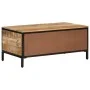 Massiver Couchtisch aus grobem Mangoholz 90x50x30 cm von , Couchtisch - Ref: Foro24-374064, Preis: 128,67 €, Rabatt: %