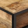 Mesa de centro de madera maciza de mango rugosa 90x50x30 cm de , Mesas de centro - Ref: Foro24-374064, Precio: 130,08 €, Desc...