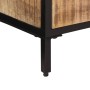 Mesa de centro de madera maciza de mango rugosa 90x50x30 cm de , Mesas de centro - Ref: Foro24-374064, Precio: 130,08 €, Desc...