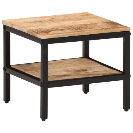 Mesa de centro de madera maciza de mango rugosa 35x35x30 cm by , Coffee table - Ref: Foro24-374066, Price: 69,08 €, Discount: %