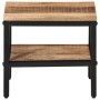 Mesa de centro de madera maciza de mango rugosa 35x35x30 cm by , Coffee table - Ref: Foro24-374066, Price: 69,08 €, Discount: %