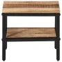Mesa de centro de madera maciza de mango rugosa 35x35x30 cm by , Coffee table - Ref: Foro24-374066, Price: 54,99 €, Discount: %