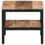Mesa de centro de madera maciza de mango rugosa 35x35x30 cm by , Coffee table - Ref: Foro24-374066, Price: 54,99 €, Discount: %