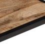 Mesa de centro de madera maciza de mango rugosa 35x35x30 cm by , Coffee table - Ref: Foro24-374066, Price: 69,08 €, Discount: %