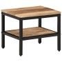 Mesa de centro de madera maciza de mango rugosa 35x35x30 cm by , Coffee table - Ref: Foro24-374066, Price: 69,08 €, Discount: %