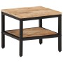 Mesa de centro de madera maciza de mango rugosa 35x35x30 cm by , Coffee table - Ref: Foro24-374066, Price: 69,08 €, Discount: %