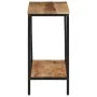 Mesa consola madera maciza de mango rugosa 70x35x70 cm by , Side tables - Ref: Foro24-374070, Price: 91,84 €, Discount: %