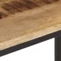 Massivholz-Konsolentisch aus grobem Mangoholz 70x35x70 cm von , Seitentische - Ref: Foro24-374070, Preis: 91,72 €, Rabatt: %